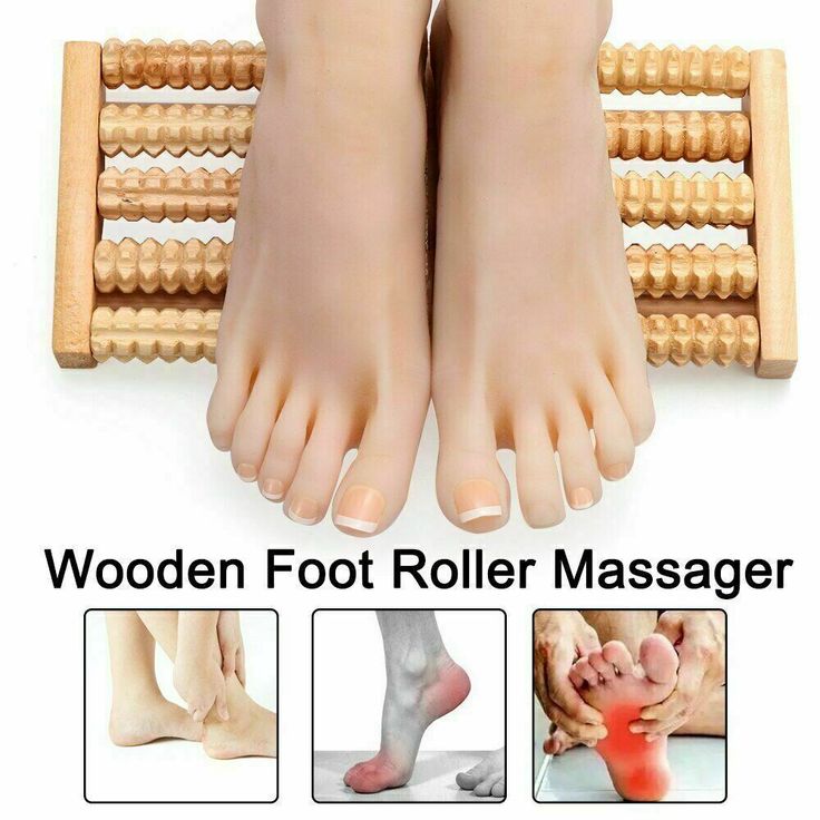 Wooden Foot Massager Roller for Pain Relief & Relaxation | Stress Relief Manual Foot Therapy Massager 👣