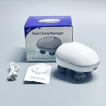 Smart Scalp Head Massager – Rechargeable Head Massager for Hair Growth & Stress Relief