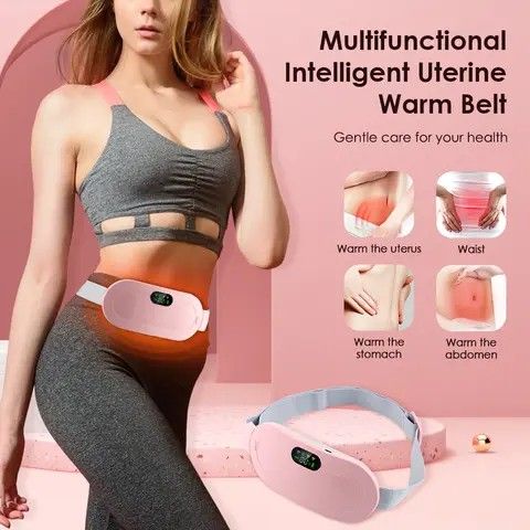 Portable Menstrual Pain Relief Belt – Period Cramp Relief Massager for Instant Comfort