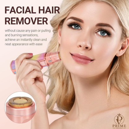 ✨ 2 in 1 Flawless Rechargeable Electric Eyebrow Trimmer & Facial Hair Remover For Women