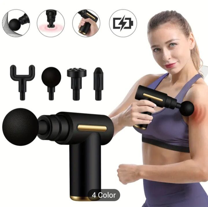 Body Massage Gun Full Body Pain Therapy Rechargeable Machine