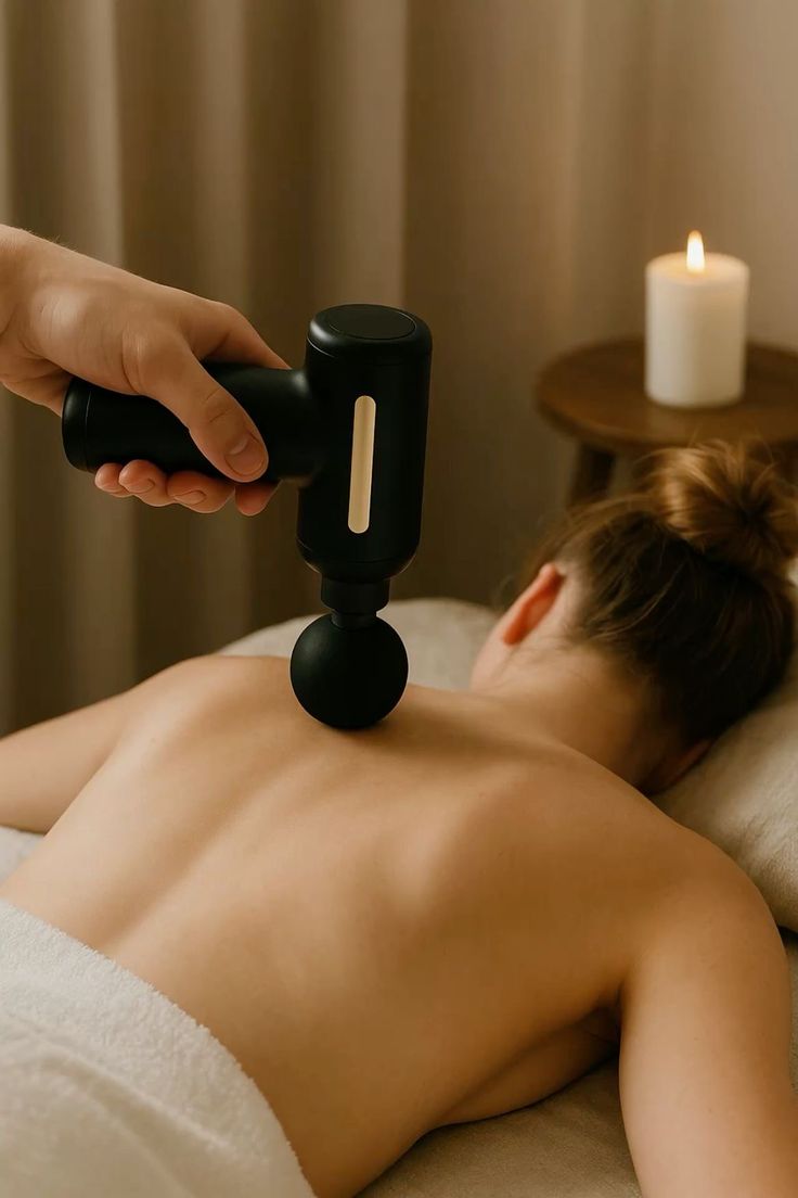 Body Massage Gun Full Body Pain Therapy Rechargeable Machine