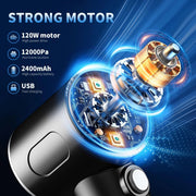 VACUMAX™ 3-in-1 Cordless Handheld Vacuum Cleaner | Car Vacuum & Air Duster