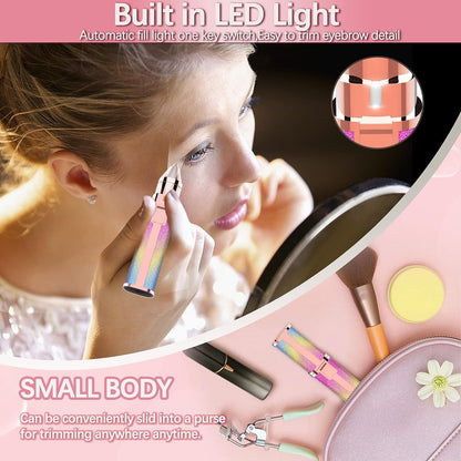 ✨ 2 in 1 Flawless Rechargeable Electric Eyebrow Trimmer & Facial Hair Remover For Women