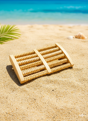Wooden Foot Massager Roller for Pain Relief & Relaxation | Stress Relief Manual Foot Therapy Massager 👣