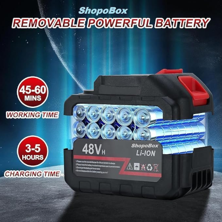 Rechargeable Wireless Car Washer Gun – High Pressure Portable Gun with Double Battery