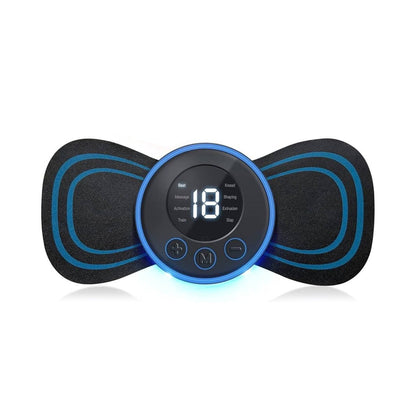 Portable EMS Mini Electric Neck Back Body Massager Cervical